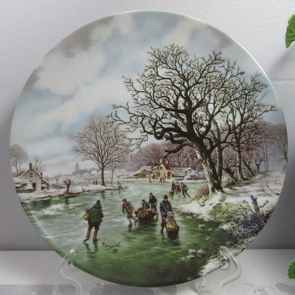 2 Wall Decorative Plate by Royal Schwabap, Enter Holland - Picture 3 of 16